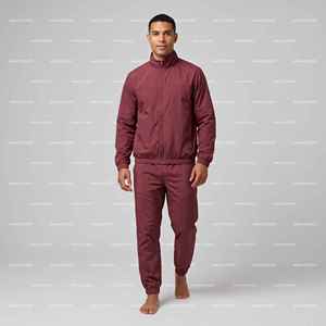 Custom Nylon Polyester Tracksuit <b>Men</b> Windbreaker <b>Jacket</b> and Nylon <b>Track</b> Pants Set Stripes 2 Pieces Set Waterproof Sweatsuit <b>Men</b> - Product Image 2