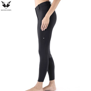 2026 Newest Product Women Skinny Fit <b>Stretch</b> Competition Breeches, OEM Service Equestrian Pants Windproof Warm Riding Trousers - Product Image 4