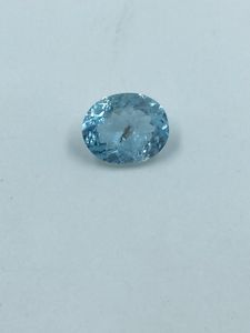 Piedra Preciosa de Aguamarina Natural de Alta Calidad, Color Azul Cielo, 2.50 Quilates, 9x11 mm, para Exportación, Piedra Suelta, Suministro de Fábrica, Nueva Llegada - Product Image 3