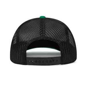 Gorra de béisbol personalizada de 5 paneles para hombre, ajustable, con diseño rasgado, para deportes al aire libre, viajes, a cuadros, de malla, con espuma, estilo camionero. - Product Image 2