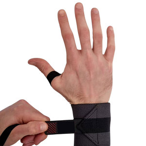 สายรัดข้อมือสำหรับการฝึกยกน้ำหนัก รองรับการออกกำลังกายในยิมได้อย่างแข็งแรง ปรับขนาดได้ ใช้งานง่าย ดีไซน์ทนทาน - Product Image 3