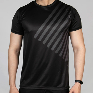 เสื้อยืดคอกลมผ้าฝ้ายเนื้อบางเบาสำหรับผู้ชาย พิมพ์ลายดิจิตอลแบบซับลิเมชั่นตามสั่ง - Product Image 3