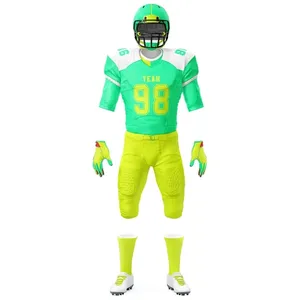 Conjunto de Uniforme de Fútbol Americano de Alto Rendimiento, Jersey y Pantalones Personalizados, Ligeros, Transpirables, para Entrenamiento Deportivo en Equipo - Product Image 6