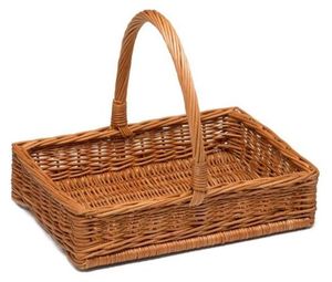 Kitchenware Dinnerware Decor Usage Rattan <b>Fruit</b> <b>Storage</b> Basket With Designer Handle <b>Fruit</b> Basket Supply By India - Product Image 1