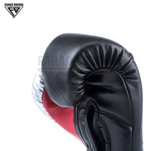 Guantes de Boxeo de Cuero PU Grueso Hechos a Mano, del Mejor Proveedor, Precio al por Mayor, Logotipo Personalizado, Nuevo, Duradero, Servicio OEM ODM - Product Image 4