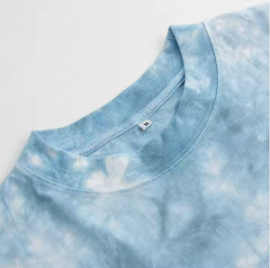 Fashion <b>Tie</b>-<b>dye</b> Pattern Short-sleeved <b>T</b>-<b>shirt</b> for Teenagers Round Neck Popular Style Casual <b>T</b>-<b>shirt</b> Wholesale - Product Image 4
