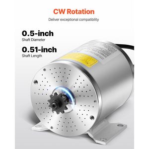 Kit de Motor Eléctrico sin Escobillas de 500W, 36V, 3000rpm, Controlador de Velocidad, Kit de Empuñadura de Acelerador Mejorado para Go Karts y Bicicletas Eléctricas - Product Image 3