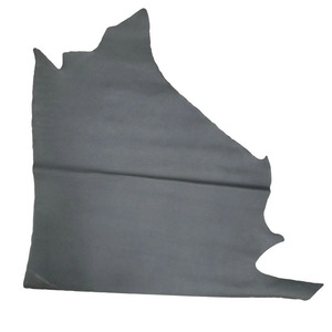 Charcoal Grey Super Smooth Fine Finished Chrome Tanned Cowhide <b>Leather</b> For Making Handbags Wallets Shoes Purse Crafting Material - Product Image 1