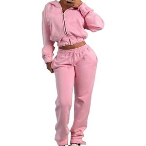 Conjunto de 2 Piezas para Mujer, Transpirable, Personalizado, de Alta Calidad, Manga Larga, Nuevo Estilo, Chándal - Product Image 3