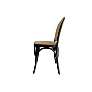 Teak Wood Synthetic Rattan Midcentury Modern Durable Restaurant <b>Dining</b> <b>Chair</b> for Commercial Use in Hotels and Restaurants - Product Image 5