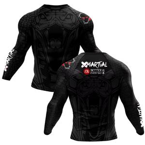 Rashguard personalizado para hombre, tela de poliéster de alta calidad, diseño personalizado de tela y empaque. - Product Image 1