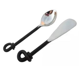 Kitchen <b>Cutlery</b> Hotel Flatware Pain Thick Handle <b>Stainless</b> <b>Steel</b> <b>Cutlery</b> Silverware Set - Product Image 1