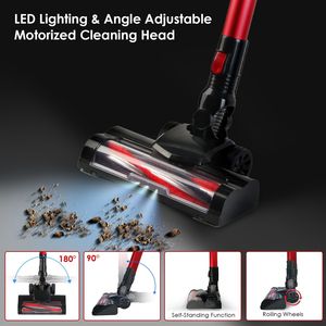 Aspirapolvere Senza Fili Leggero con Batteria da 12000mAh, Funzione Lavapavimenti con Illuminazione, 2 Velocità, Aspirapolvere Verticale Portatile - Product Image 4