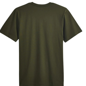 เสื้อยืดผู้ชายไซส์ใหญ่ สีเขียวมะกอก ผ้าฝ้ายพรีเมียม คอกลม แขนสั้น สไตล์ลำลอง โอเวอร์ไซส์ ทนทาน ใส่ได้ทุกวัน สตรีทแวร์ - Product Image 2