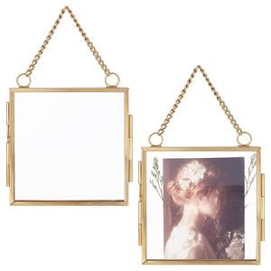 Rectangular Metal And Glass <b>Photo</b> <b>Frame</b> With Elegant Design For Tabletop Display And Special Occasion Gifts - Product Image 6