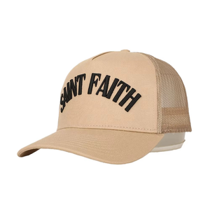 Gorra trucker de mezclilla personalizada de 5 paneles, gorra deportiva de malla para exteriores, ajustable, con logotipo bordado de alta calidad, transpirable, sin reseñas. - Product Image 3
