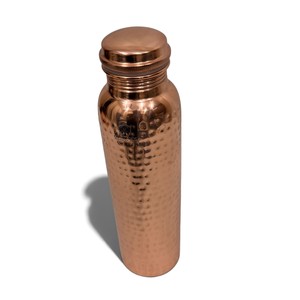 Flacon artisanal en cuivre gaufré de l'exportation indienne International (Cuivre pur certifié) - Product Image 5