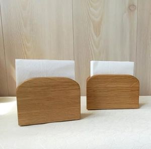 Rustic Wooden Napkin Holder For Kitchen Countertop Organizer With Stylish Design And <b>Strong</b> Long Lasting Wooden Material - Product Image 1