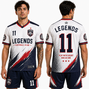 Conjunto de Uniforme de Fútbol Profesional, Jersey y Pantalones Cortos Personalizados, Secado Rápido, Ropa Deportiva para Equipos, Fabricante OEM, Corte Atlético - Product Image 1