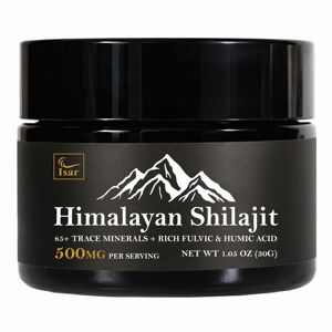 Résine de Shilajit de l'Himalaya séchée au soleil, pure et biologique, pour hommes et femmes, Shilajit naturel avec 87% d'acide fulvique d'Inde - Product Image 1