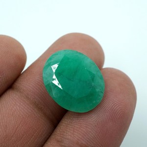 Esmeralda facetada de corte pera, gema de 10.30 quilates, color verde esmeralda, 18x14.5x6mm, para la fabricación de joyas, HAYAAT GEMS Rajasthan - Product Image 6