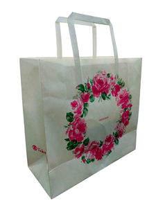 Eco-Friendly Custom Logo Floral Printing Kraft Paper <b>Bag</b> Luxury <b>Gift</b> Packaging <b>Bag</b> for Festival Birthday <b>Party</b> - Product Image 3