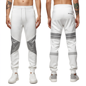 Pantalones Premium para Hombre con Diseño Geométrico Glaciar, Arte Gráfico Contemporáneo y Estilo Relajado de Alta Calidad - Product Image 2
