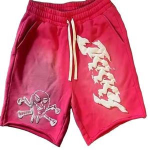 Pantalones Cortos Deportivos Personalizados 2026 para Hombre, 100% Algodón, con Impresión de Logotipo y Patrón de Leopardo, Pantalones Cortos de Verano de Poliéster y Algodón - Product Image 6