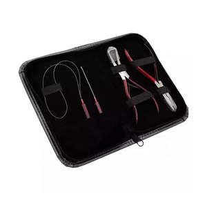 Kit de Herramientas Manuales de Acero para Extensiones de Cabello, Uso Profesional en Salón, Juego de Pinzas de Fabricante de Instrumentos Quirúrgicos de Primera Calidad con Estuche de Lujo - Product Image 2
