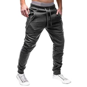 Sports Men's Lightweight Running <b>Trousers</b> with Custom Logo <b>Breathable</b> Polyester/Cotton for Outdoor Activities - Product Image 5