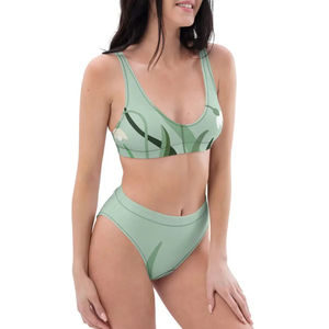 Tankinis Florales de Alta Calidad Hechos en Pakistán, Conjunto de Bikini de 2 Piezas para Mujer, Transpirable, Cómodo, con Logotipo Frontal, Precio Económico, Venta en Línea - Product Image 4