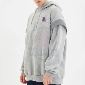 Sudaderas con Capucha Extra Grandes de Invierno para Hombre, Mezcla de Algodón, Color Sólido, Tela de Felpa de Alta Calidad, Precio Bajo, para Uso en Exteriores - Product Image 2