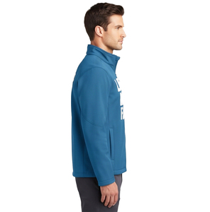Veste d'entraînement pour homme en chenille brodée, fermeture éclair intégrale, col montant, veste de sport en polaire polyester pour homme - Product Image 5