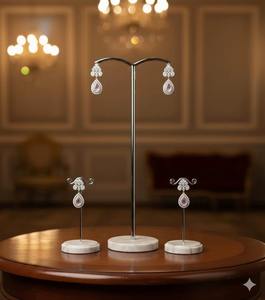 Conjunto de Collar y Pendientes de Latón con Acabado Antiguo de Calidad de Exportación para Bodas, Festivales y Uso Étnico, Disponible al Mejor Precio - Product Image 3