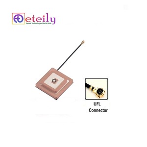Antenne patch céramique active ETEILY ET-GPL15-5L10C-U-25184 GPS/IRNSS L1+L5 de haute qualité avec câble 1.13 et connecteur UFL 25*18*4 - Product Image 1