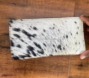 Cartera tallada a mano de piel de vaca occidental, funda de teléfono de embrague, cartera elegante, multiusos, Cartera de cuero occidental para mujer - Product Image 3