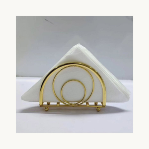 Premium Metal Napkin Holder New Design Customized Decorative Napkin Rack Stylish Kitchen <b>Table</b> Tissue Holder - Product Image 1
