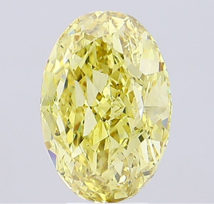 Diamant de laboratoire certifié IGI 6,11 CT, taille ovale, couleur jaune intense fantaisie, clarté VS2, CVD ROYAL GEMS Jewelry - Product Image 4