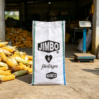 Sacs d'emballage en polypropylène tissé de 25 kg pour riz, maïs, grains de café, pour le Cameroun et le Kenya