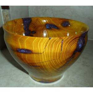Stylish Eco-Friendly Wooden and Resin Bowl for Kitchen <b>Food</b> <b>Storage</b> & <b>Container</b> - Product Image 2