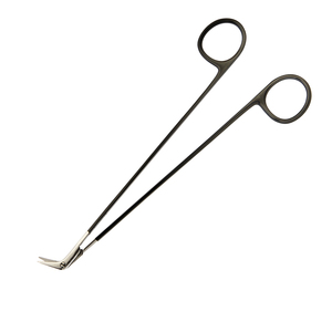 Ciseaux vasculaires angulaires à 45 degrés °   Lame de 12 mm, très tranchante, 180 mm (7 pouces), Super Cut DeBakey, instrument chirurgical à revêtement noir - Product Image 3
