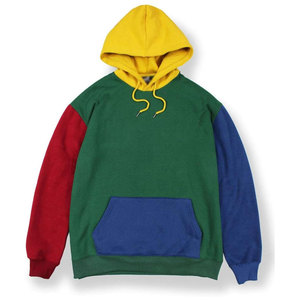 Nouveauté en promotion : Sweats à capuche décontractés d'hiver en mélange polyester/coton, color block, respirants, coupe-vent et écologiques - Product Image 1