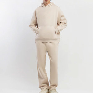 Wholesale Streetwear Tracksuit Heavyweight Cotton Activewear Set Low MOQ Factory for Brand Buyers - Product Image 1