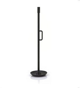 Nouveauté : Décoration de mariage, porte-bougie en aluminium nickel noir, support de bougie de table pour la décoration intérieure - Product Image 1