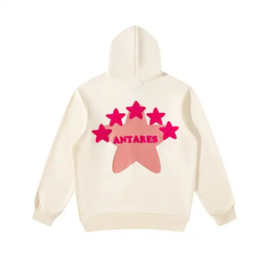 เสื้อฮู้ดดี้สตรีทแวร์คุณภาพสูง ผ้าคอตตอนผสม ปักลายเชนิลล์  รักษ์โลก สีสันปรับแต่งได้ สำหรับฤดูหนาว - Product Image 6