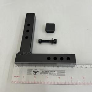 Original HS2800 footplate Footrest assembly with <b>bracket</b> CTM powerchair Replacement Footrest Kit Hanger Steel Adjustable parts - Product Image 3