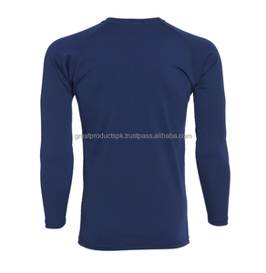 Chaleco Rash Guard Unisex con Logotipo Personalizado, Manga Larga, Sublimado, de Nailon/Algodón/Poliéster, para Surf y MMA - Product Image 4