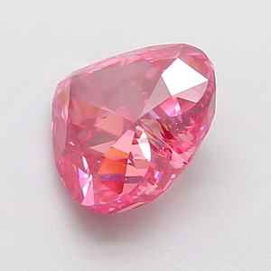 Diamant en forme de cœur rouge vif fantaisie de 5,01 carats, clarté VS2, coupe excellente, diamant certifié pour bijoux de luxe - Product Image 2