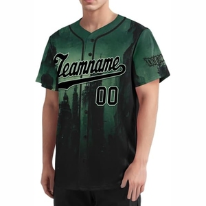 Maillot de baseball entièrement sublimé, vêtements de sport respirants pour hommes, femmes et équipes de jeunes - Product Image 2