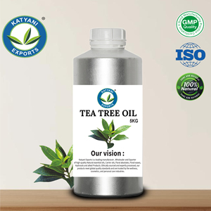 Katyani Exports, Fabricante de Aceite Esencial de Árbol de Té de 5 KG, Melaleuca Alternifolia, Aceite Herbal Natural, Suministro a Granel para Exportación desde India - Product Image 1